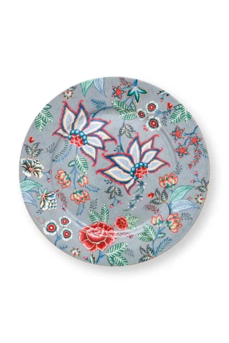 Pip Studio Flower Festival Onderbord Licht 32 Cm Blauw Discount