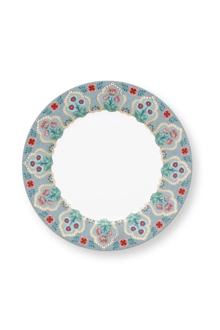 Pip Studio Flower Festival Ontbijtbord Licht 21 Cm Blauw Cheap