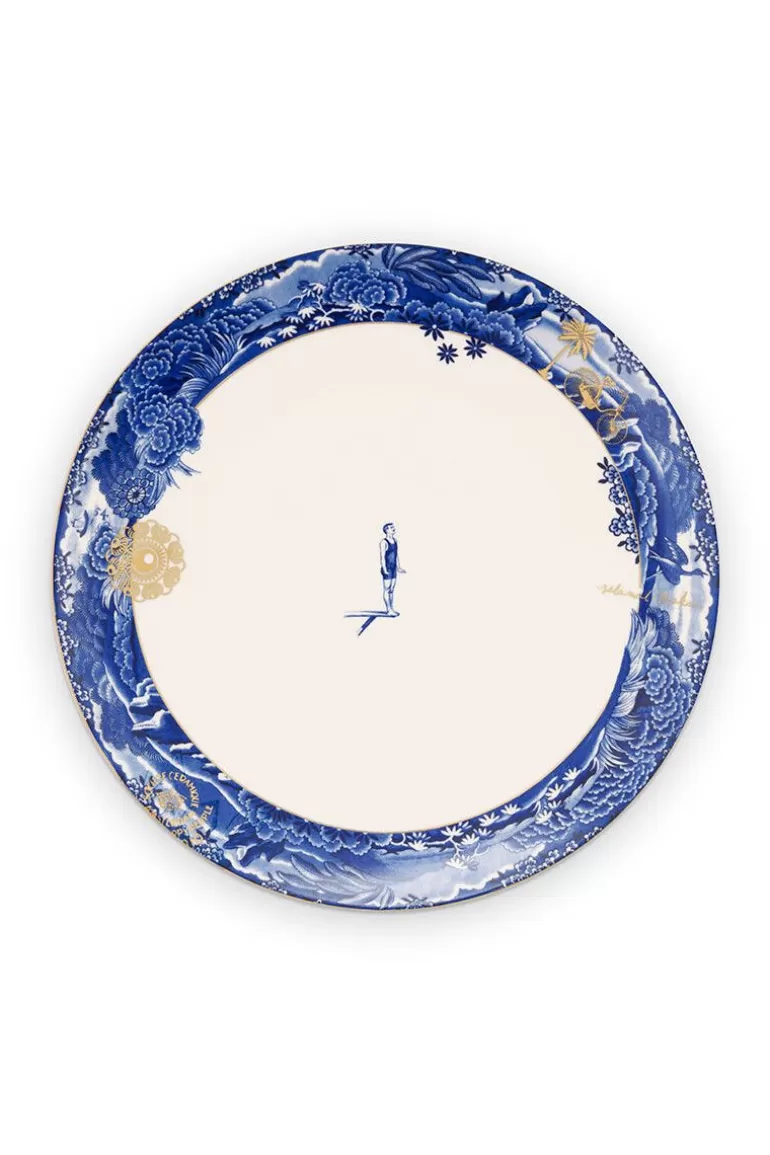 Pip Studio Heritage Dinerbord Grens Blauw 26.5 Cm Online