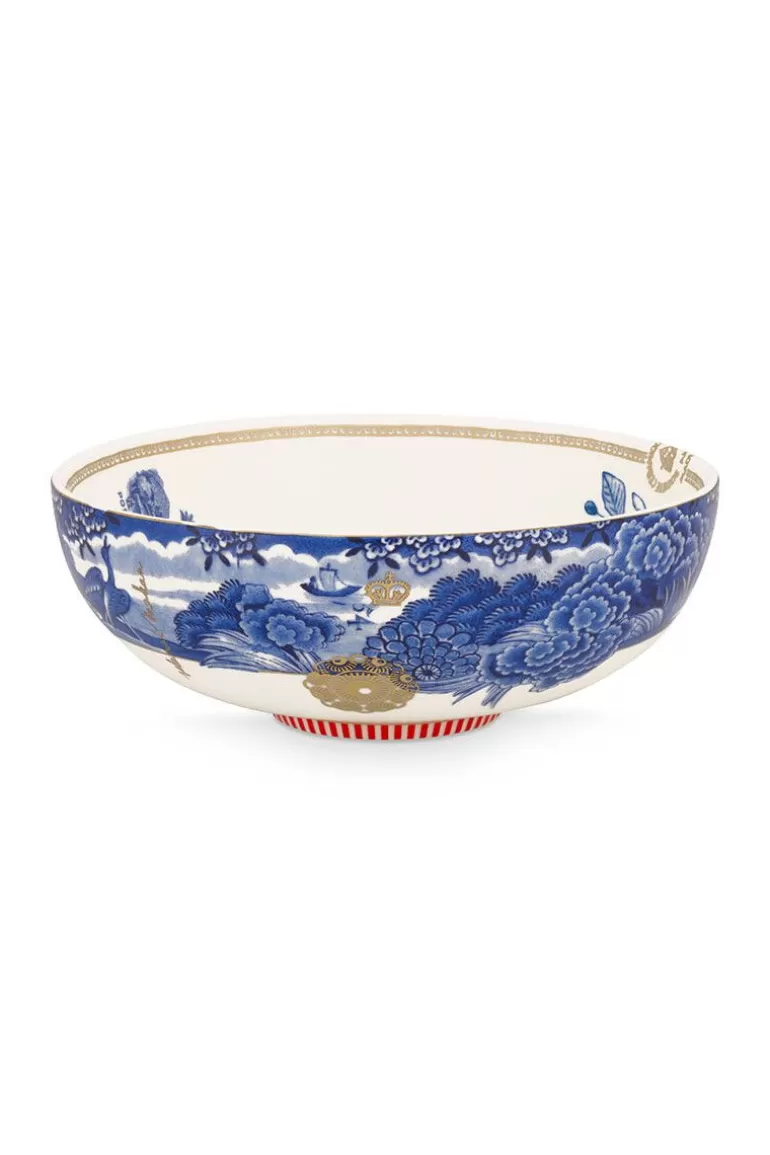 Pip Studio Heritage Kom Grens Blauw 20 Cm Outlet