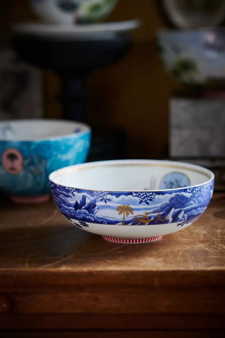 Pip Studio Heritage Kom Grens Blauw 20 Cm Outlet