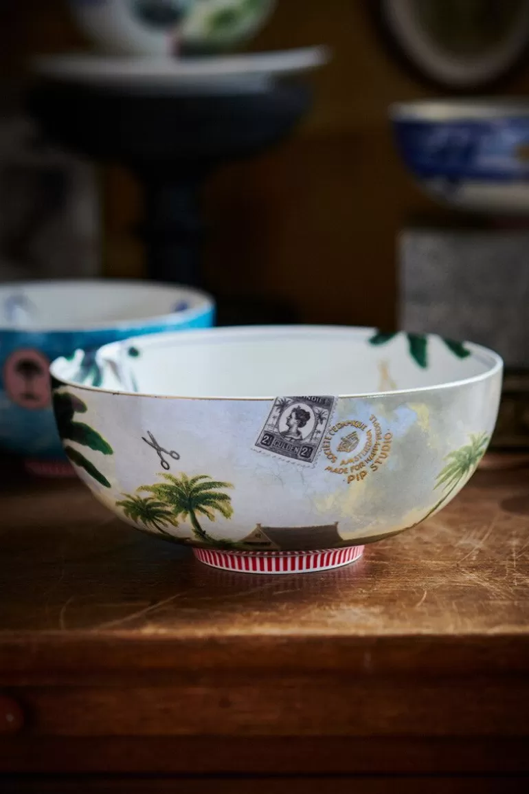 Pip Studio Heritage Kom Palm Groen 23 Cm Online