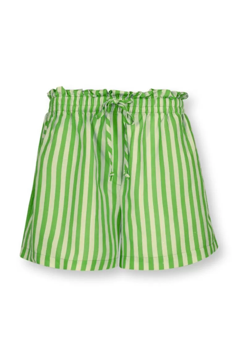 Pip Studio Korte Broek Sumo Stripe Groen Best