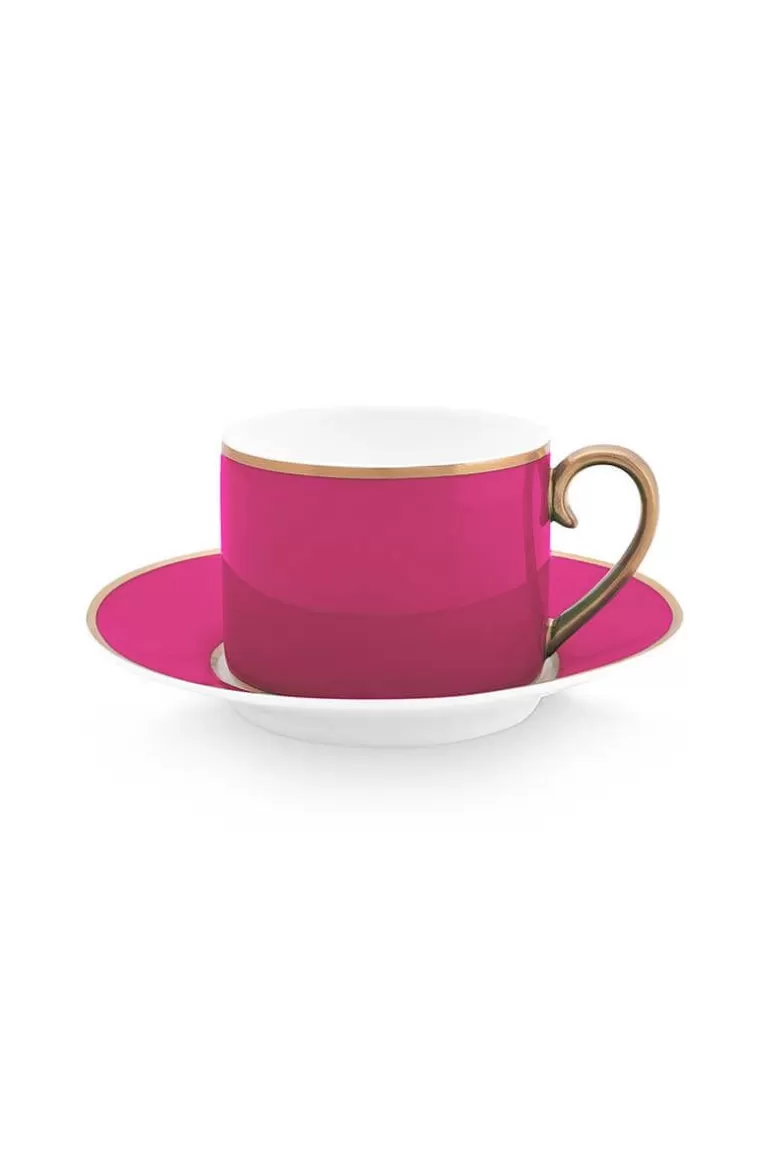 Pip Studio Pip Chique Cappuccino Kop & Schotel Roze Discount