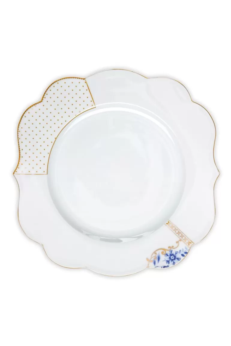 Pip Studio Royal White Dinerbord Golden Dots 28 Cm Store